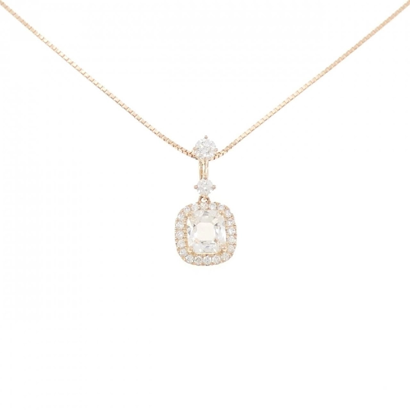 Dây chuyền kim cương 18KPG/K18PG 1.17CT - Hàng hiệu Authentic 859234