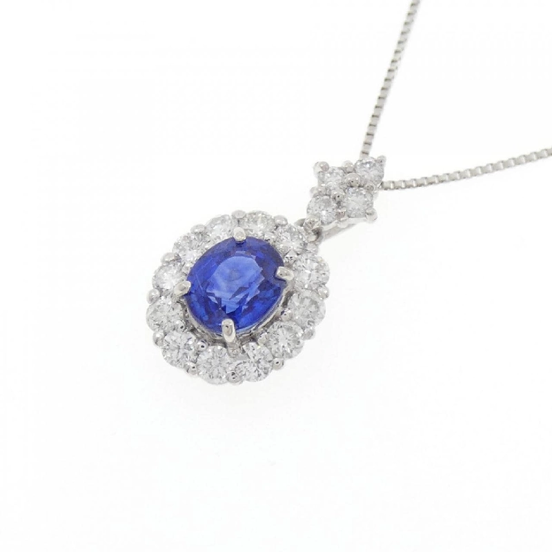 Dây chuyền Sapphire PT900/PT850 1.00CT - Hàng hiệu Chính hãng 858991
