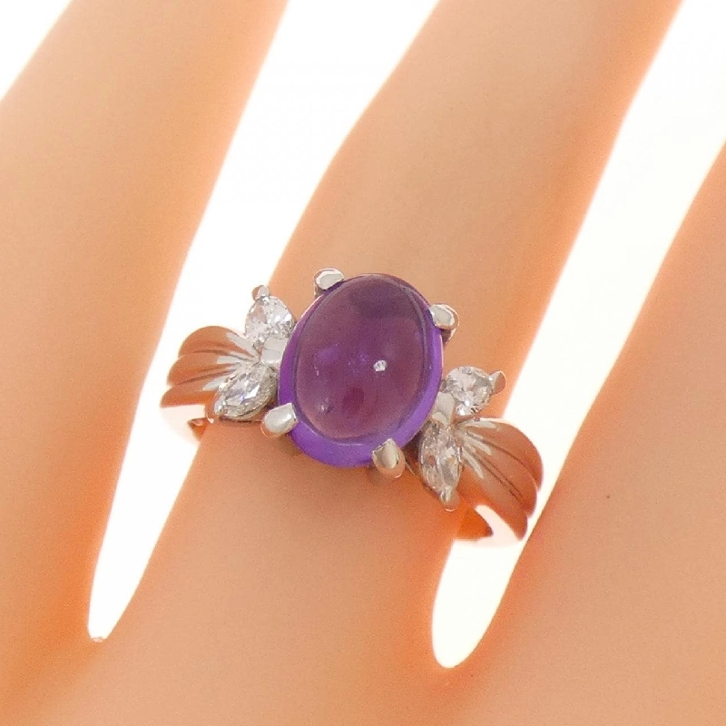 Nhẫn Amethyst PT900 - Hàng hiệu Authentic 852620