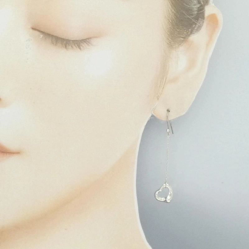 Bông tai Tiffany Open Heart Drop - Hàng hiệu Chính hãng 845077