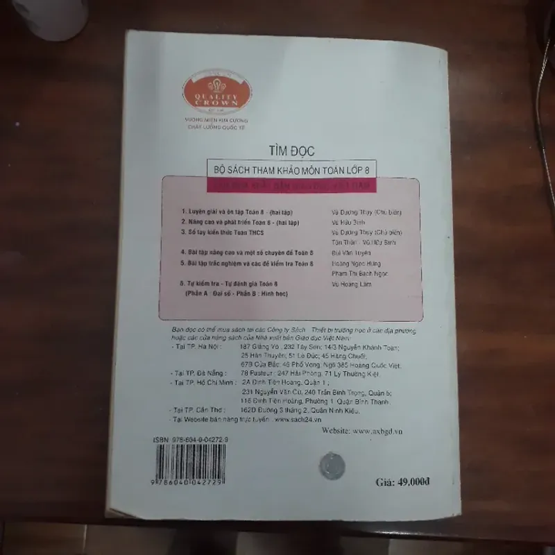 Nâng Cao và phát triển TOÁN 8 779504