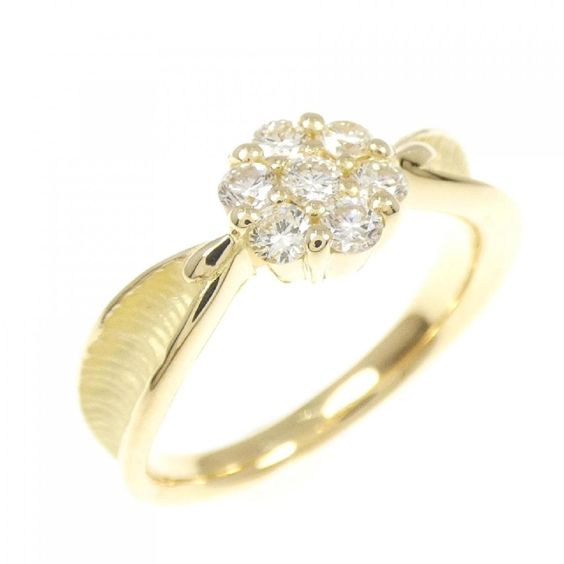 Nhẫn kim cương hoa K18YG 0.32CT - Hàng hiệu Authentic 848530