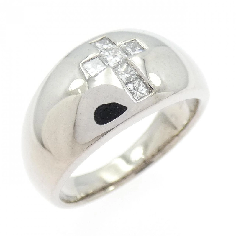 Nhẫn kim cương K18WG chéo 0.30CT - Hàng hiệu chính hãng 849446