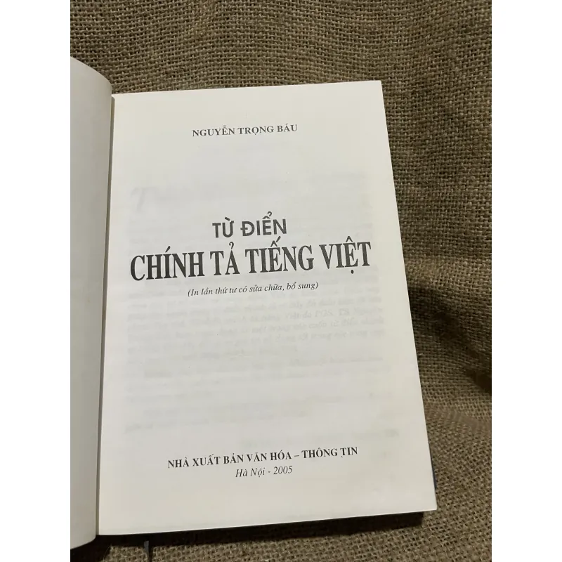 Từ điển chính tả tiếng Việt- Nguyễn Trọng Báu 934177