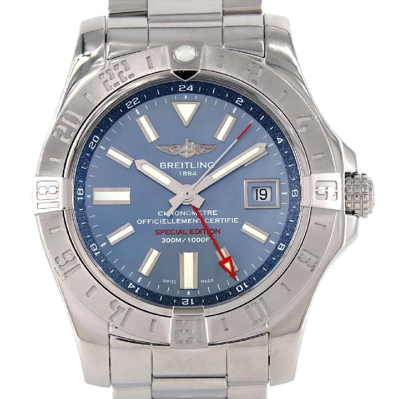 Đồng hồ Breitling Avenger II GMT Blue Mother of Pearl JAPAN LTD A32390/A329CMPPSS SS tự động - Hàng hiệu Chính hãng 880683