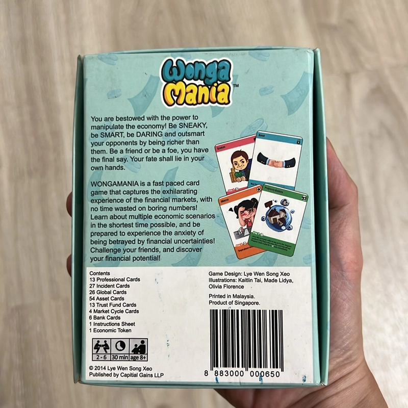 Bộ game tài chính Wonga Mania chính hãng 494605