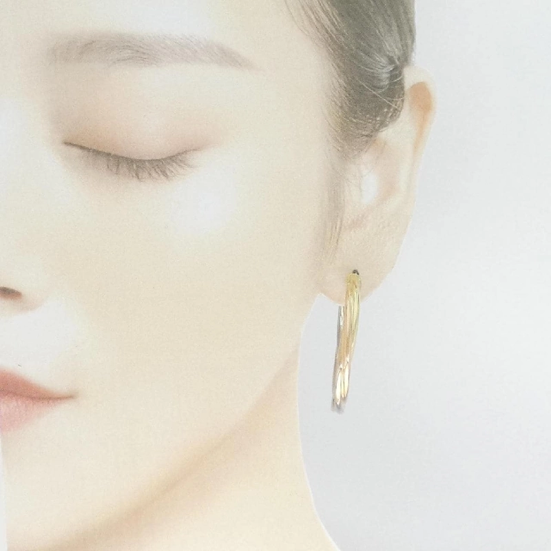 Bông tai hoop ba màu 750 - Hàng hiệu Authentic 871662