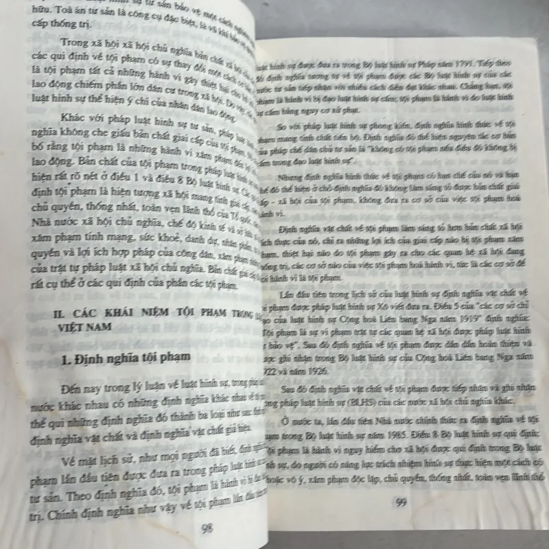 Tập bài giảng luật hình sự Việt Nam (phần chung) - 1999s 801069