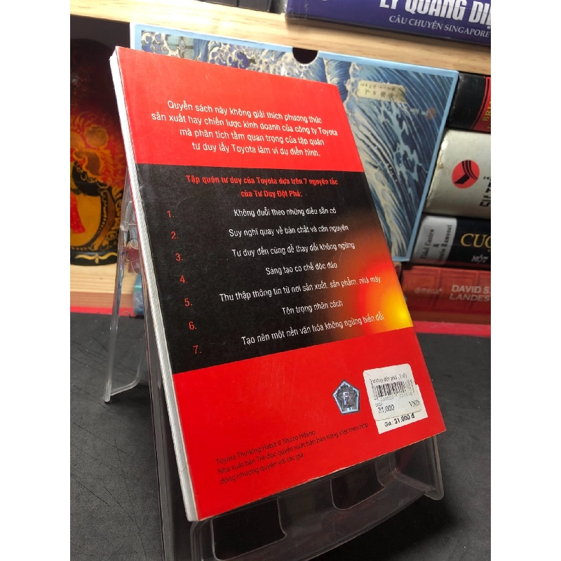 Tư duy đột phá Tập quán tư duy của Toyota những nguyên tắc đơn giản để thành công số một trên thế giới 2009 mới 90% ố nhẹ Hibino Shozo HPB2709 KỸ NĂNG 917117