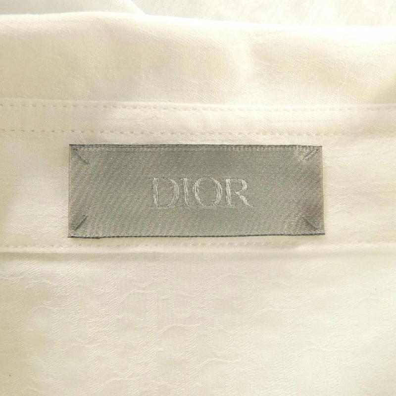 Dior DIOR Oblique Cotton Jacquard OBLIQUE 013C502A4743 Áo sơ mi - Hàng hiệu Chính hãng 896039