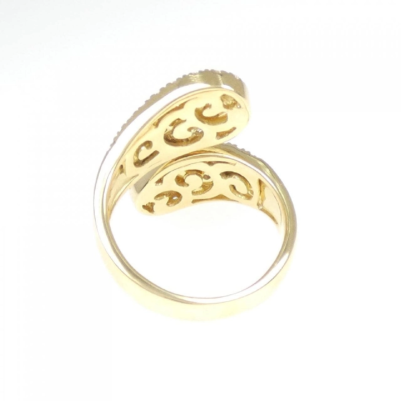 Nhẫn kim cương 750YG Pavé 1.12CT 671858