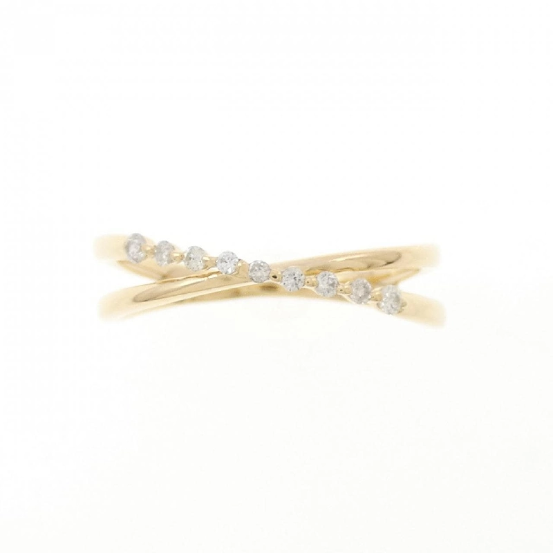 Nhẫn kim cương K18YG - Hàng hiệu Authentic 850093