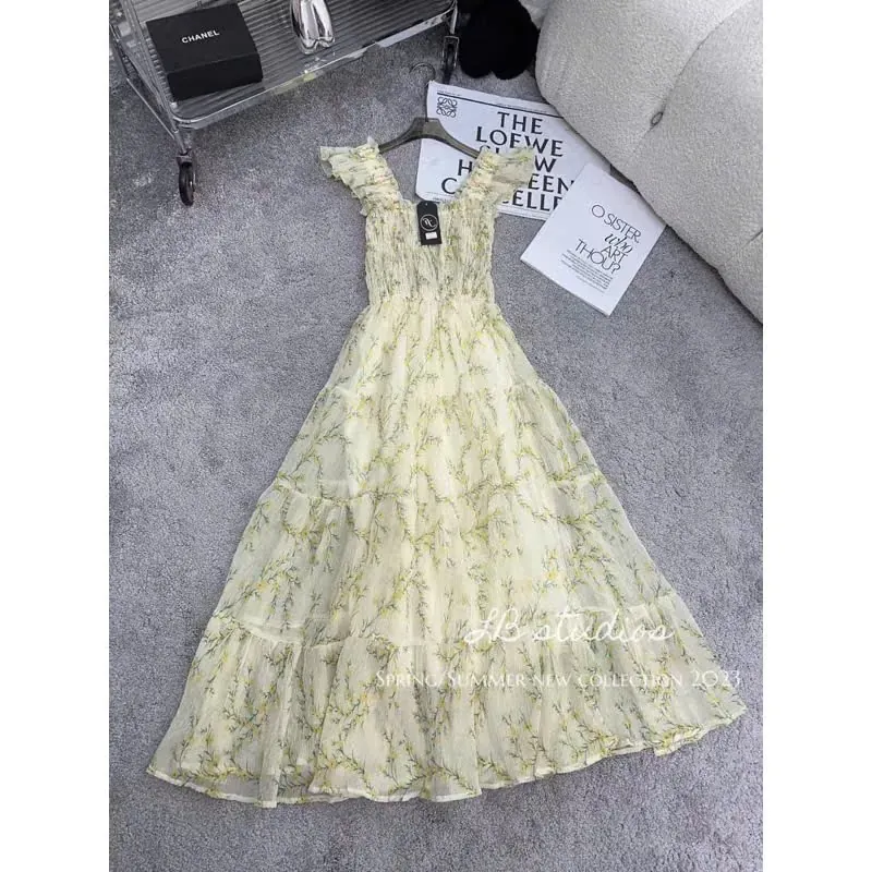 Váy hoa nhí nhẹ nhàng, thanh lịch, dễ thương 755804