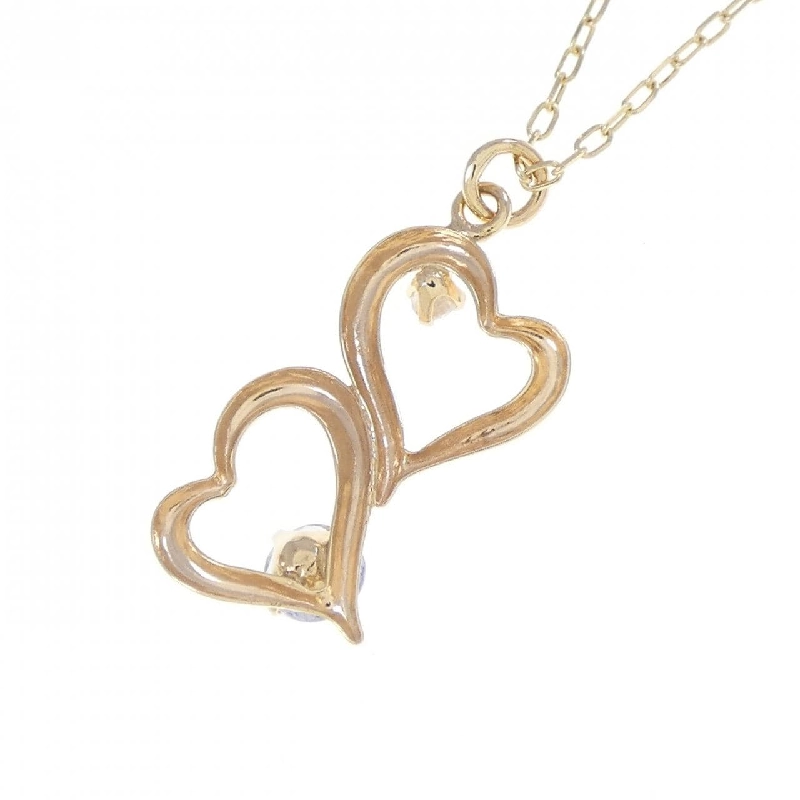 K10YG Dây chuyền Tanzanite hình trái tim - Hàng hiệu Chính hãng 861323