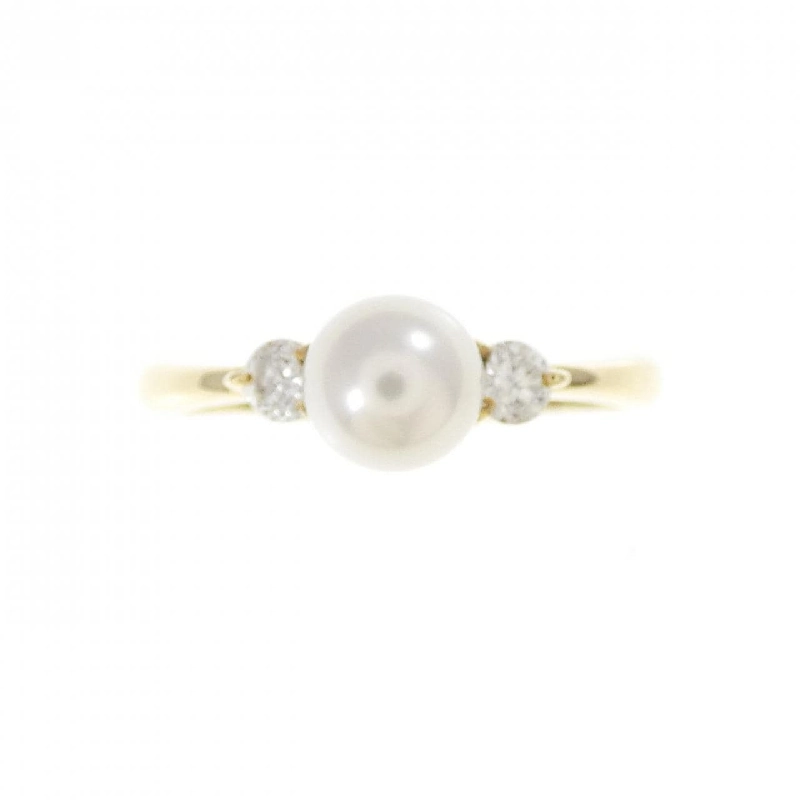 Nhẫn ngọc trai Akoya K18YG 4.9mm - Hàng hiệu Authentic 851684