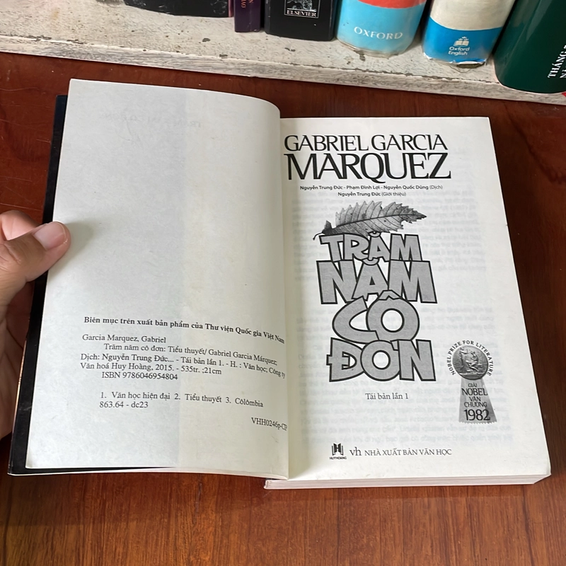 II Nobel Văn Chương: Trăm Năm Cô Đơn - GABRIEL GARCIA MARQUEZ - 2015 542701