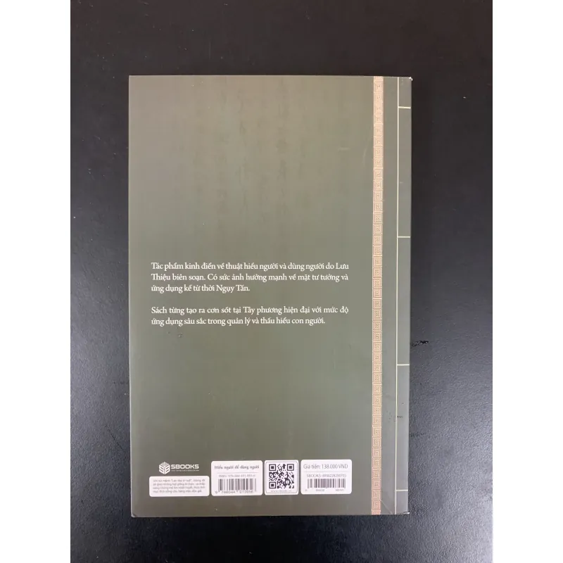(Sách cũ) Hiểu người để dùng người - Cổ học kỳ thư - Minh triết phương Đông 934802