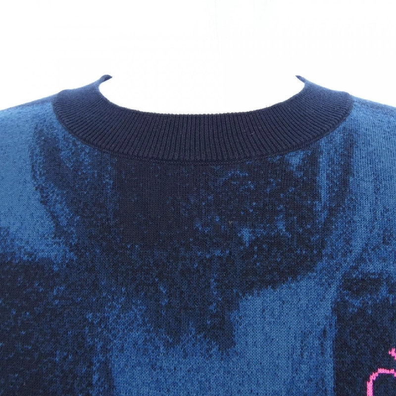 Louis Vuitton LOUIS VUITTON Damier Salt Jacquard Crew Neck HLN14WET6 Áo len - Hàng hiệu Chính hãng 884346