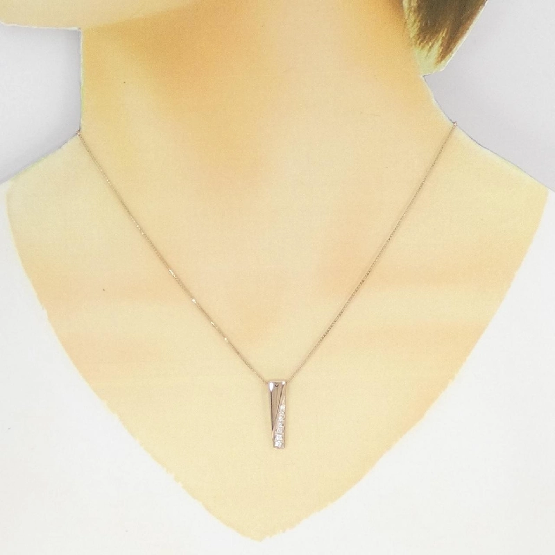 K18PG Dây chuyền kim cương - Hàng hiệu Authentic 862415