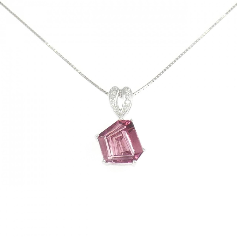 K18WG Tourmaline Necklace 3.07CT - Hàng hiệu Authentic 861157