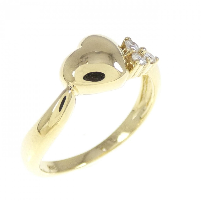 Nhẫn kim cương hình trái tim K18YG 0.06CT 671797