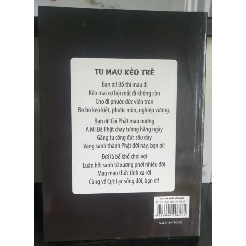 Việc Lớn Nhất Đời Người - Cư Sĩ Diệu Âm Diệu Ngộ - Còn mới 675264