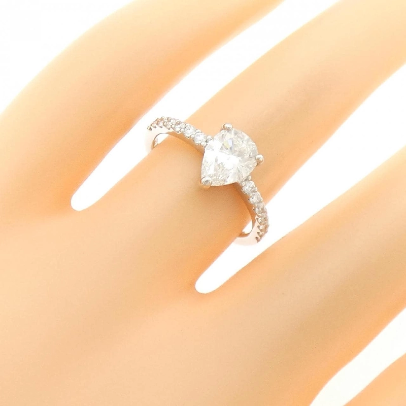 Nhẫn kim cương PT900 1.021CT G SI2 hình giọt nước - Hàng hiệu Authentic 872895