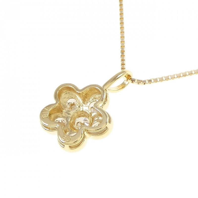 K18YG Hoa Kim Cương Dây Chuyền 0.30CT - Hàng hiệu Chính hãng 860704