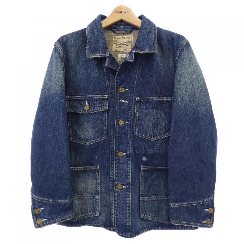 Áo khoác denim BURGUS PLUS - Hàng hiệu Authentic 889686