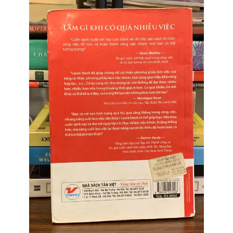 Làm gì khi có quá nhiều việc – Laura Stack 570623