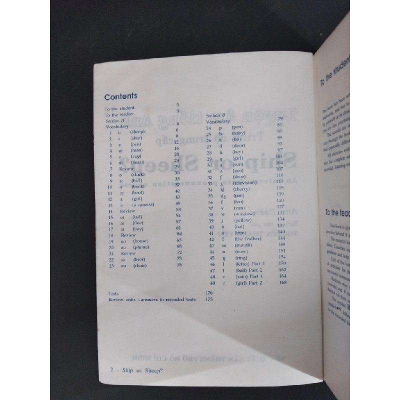 Luyện âm tiếng anh trình độ trung cấp mới 90% bẩn bìa, ố nhẹ 1997 HCM0412 Ann Baker HỌC NGOẠI NGỮ 354378