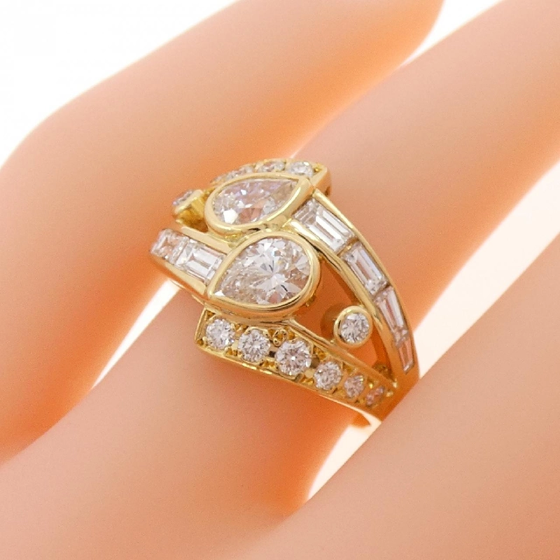 Nhẫn kim cương Mikimoto 0.77CT - Hàng hiệu Authentic 838192
