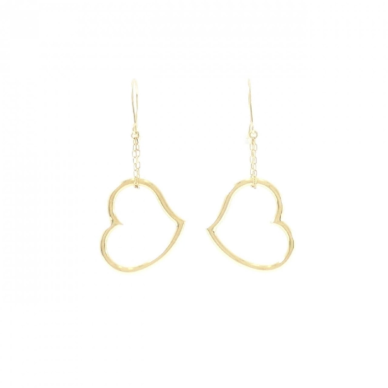 K18YG Bông tai hình trái tim - Hàng hiệu Chính hãng 870501