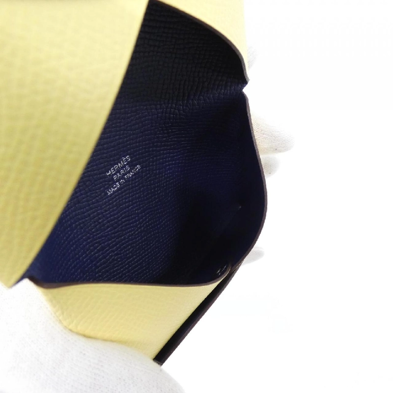 【Sản phẩm chưa sử dụng】Thẻ đựng thẻ Hermes Calvi Verso 078475CK 624369