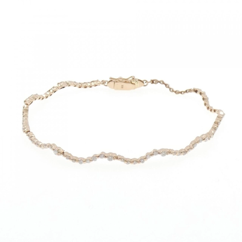 K18PG Vòng tay kim cương 1.00CT - Hàng hiệu Chính hãng 871980