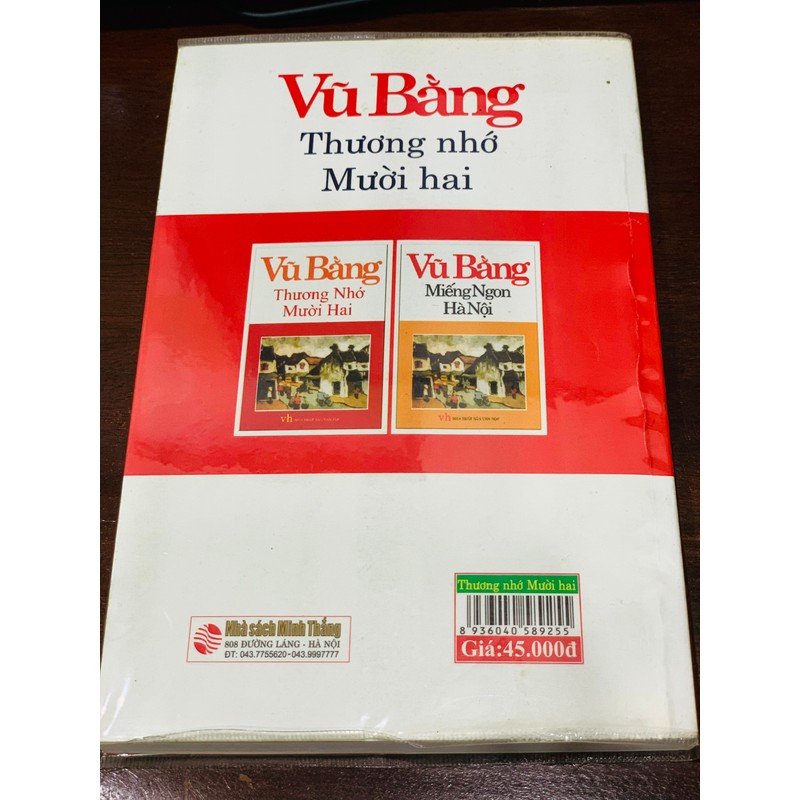 Thương nhớ Mười hai, tác giả Vũ Bằng, Nhà xuất bản Văn học 196576