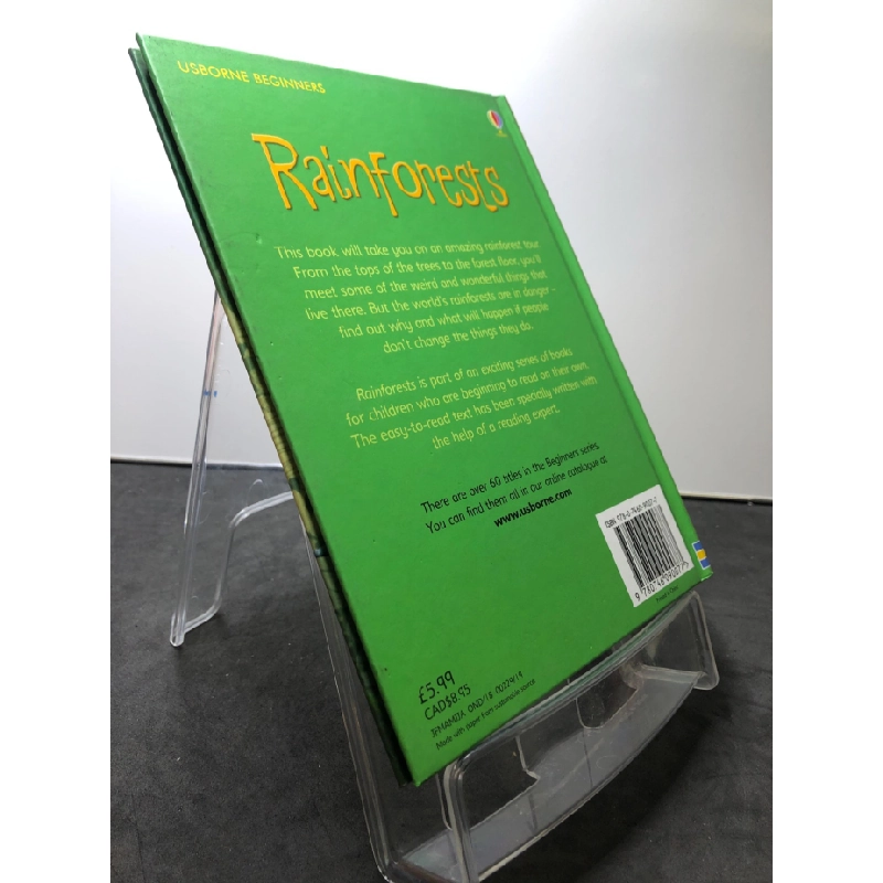 [Phiên Chợ Sách Cũ] Rain Forests USBORNE (Bìa Cứng) Lucy Bowman 1704 438244