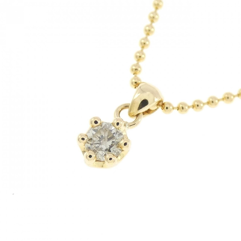 Dây chuyền kim cương K18YG 0.10CT - Hàng hiệu chính hãng 861828