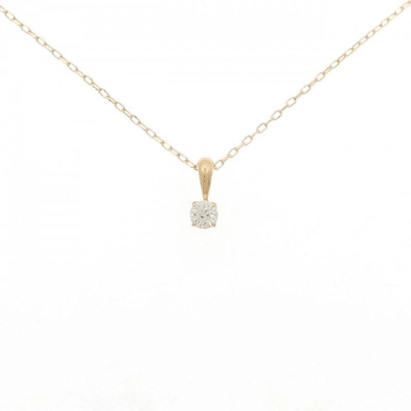 K18YG Dây chuyền kim cương 0.162CT - Hàng hiệu Authentic 859493