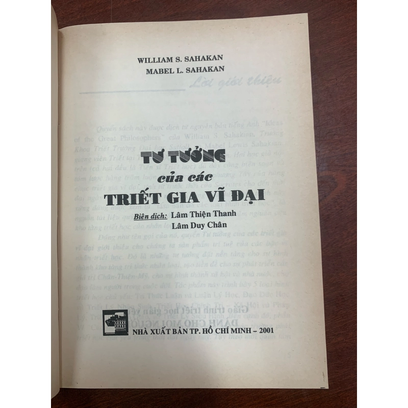 Tư tưởng của các triết gia vĩ đại 291621