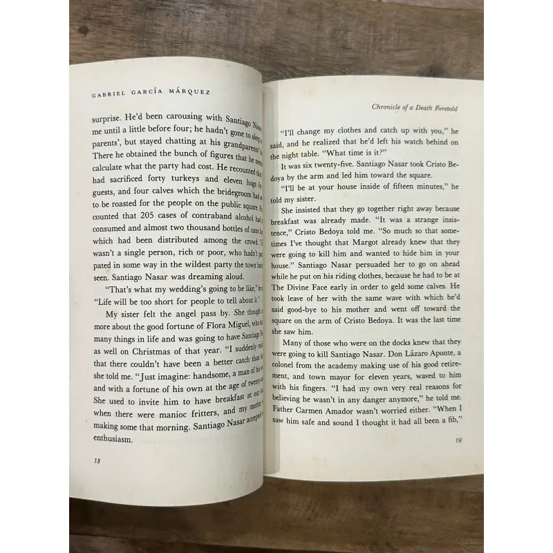 Chronicle of a Death Foretold - Gabriel García Márquez 731976