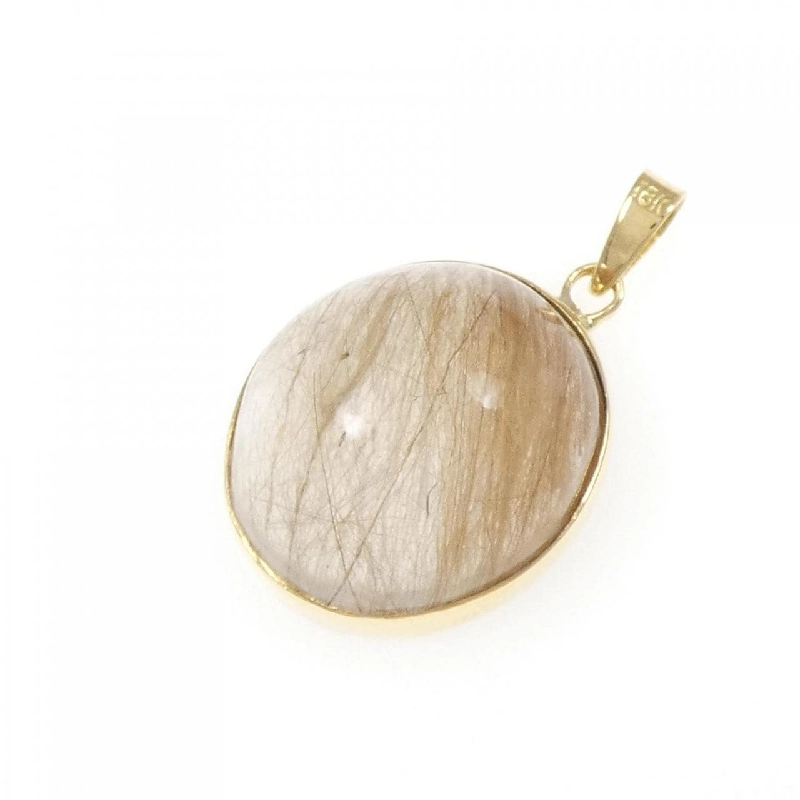 Mặt dây chuyền đá thạch anh rutile 18KYG - Hàng hiệu Authentic 866327