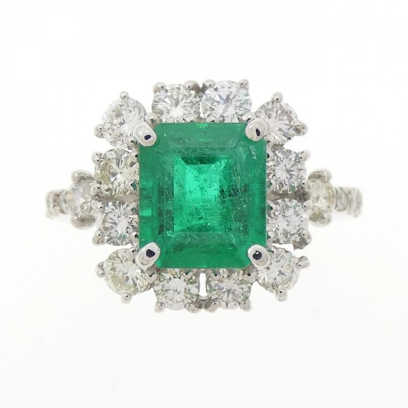 Nhẫn ngọc lục bảo PT950 1.36CT xuất xứ Colombia 668005