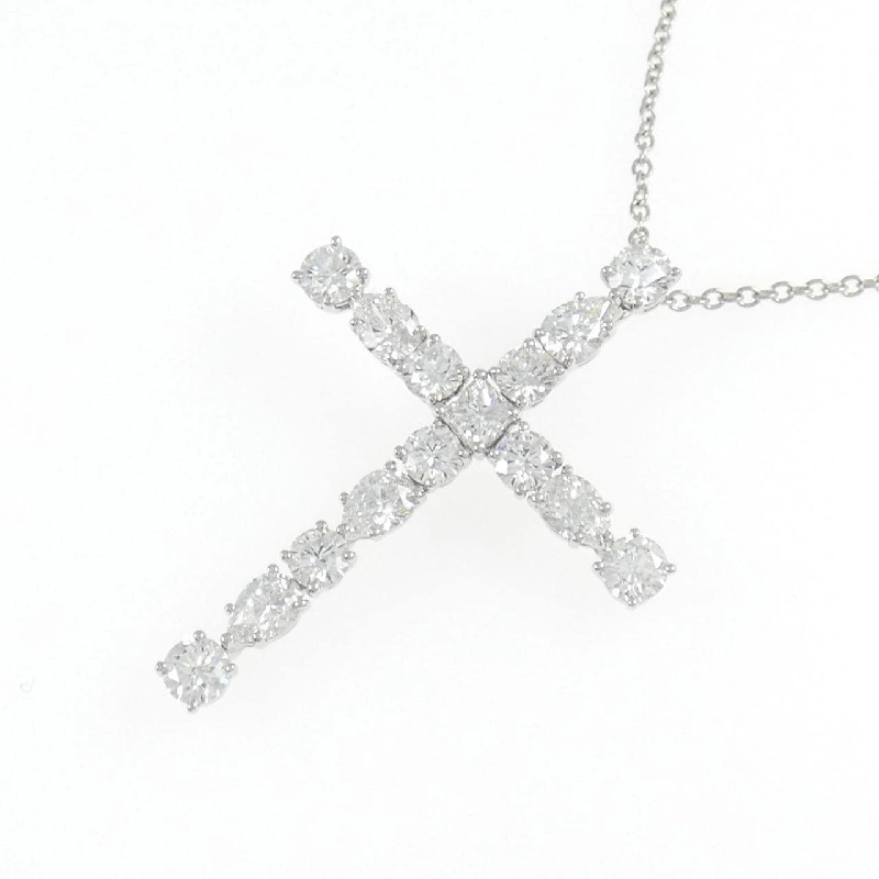 Hàng hiệu Harry Winston Madonna Cross Small Necklace - Hàng hiệu Authentic 839894