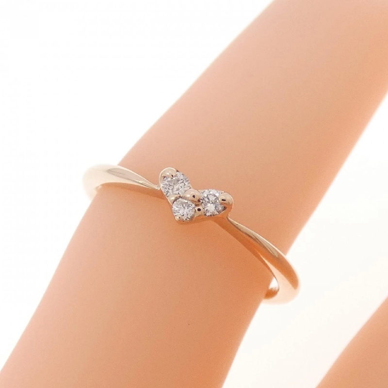 Nhẫn hồng kim cương K10PG 0.05CT 666927