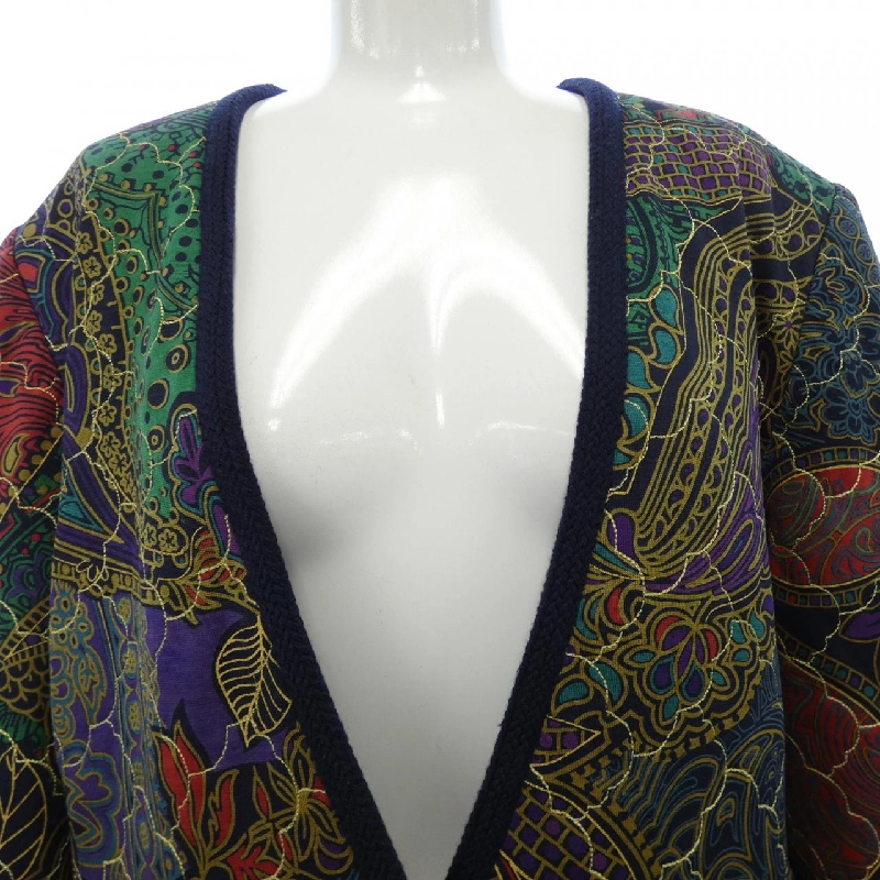 【Mã giảm giá】【Cổ điển】Áo khoác không cổ LEONARD 640034