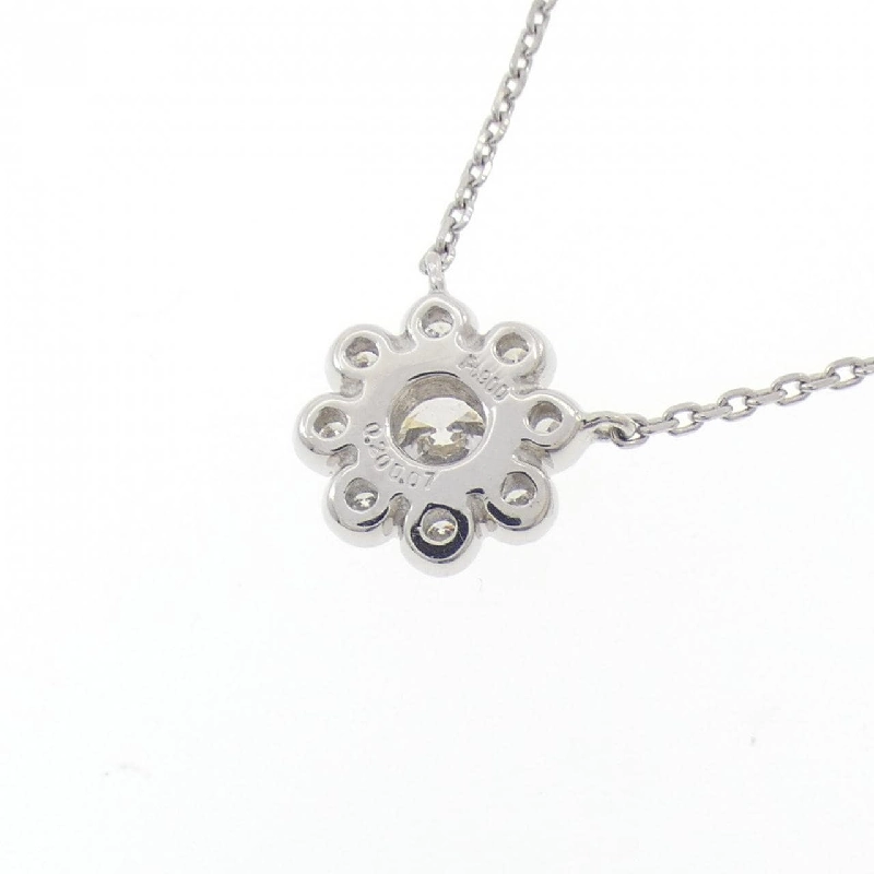 Dây chuyền kim cương hoa PT900/PT850 0.20CT - Hàng hiệu Chính hãng 857531