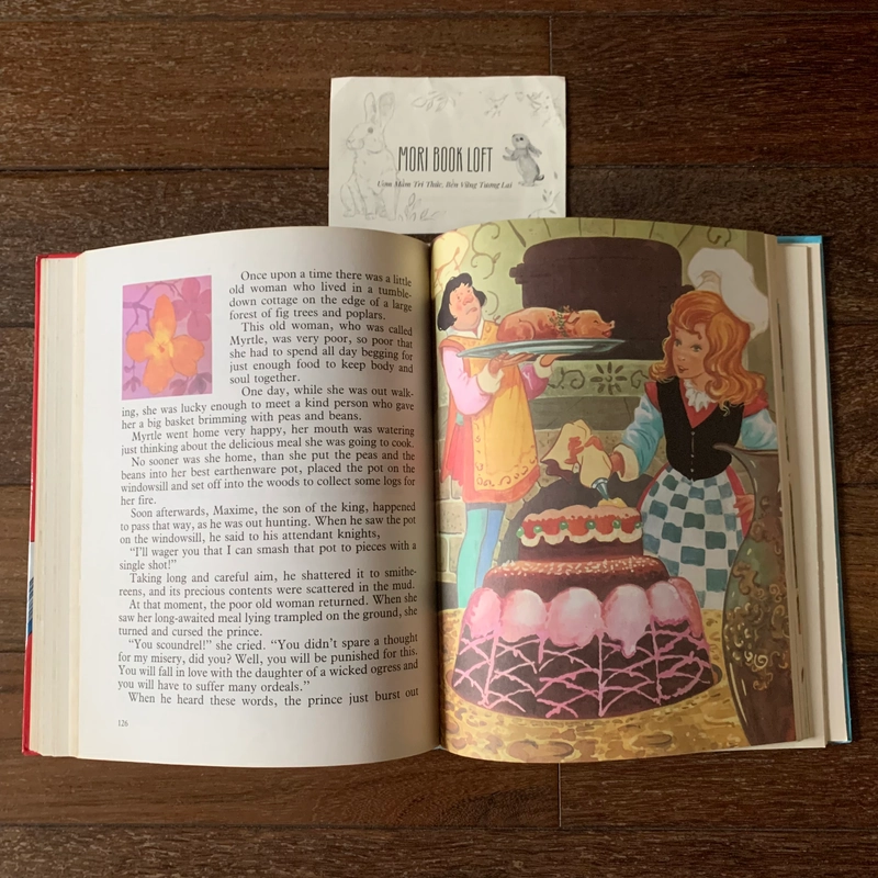 Sách tranh tiếng anh Treasury of Fairy Tales, Used, Bìa cứng, Minh họa cổ điển 479274