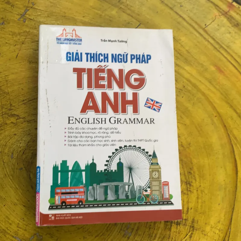 GIẢI THÍCH NGỮ PHÁP TIẾNG ANH ENGLISH GRAMMAR- TRẦN MẠNH TƯỜNG 737253