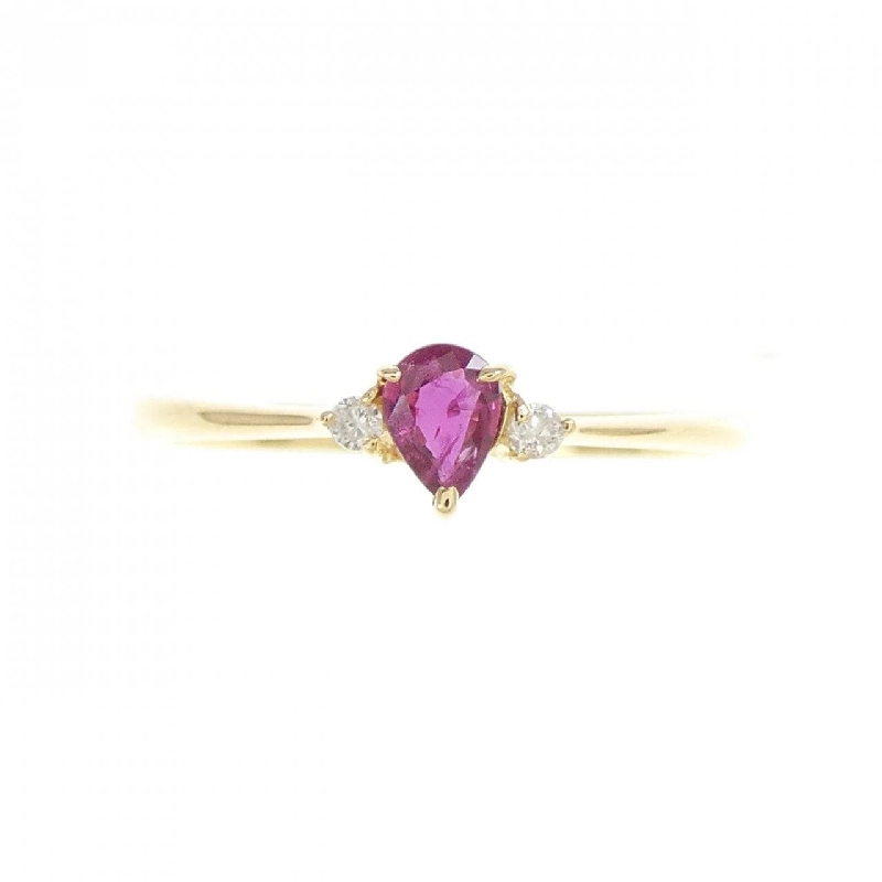 Nhẫn ruby K18YG 670296